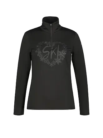 ICEPEAK | Zipshirt intimo da donna Ellenton | schwarz